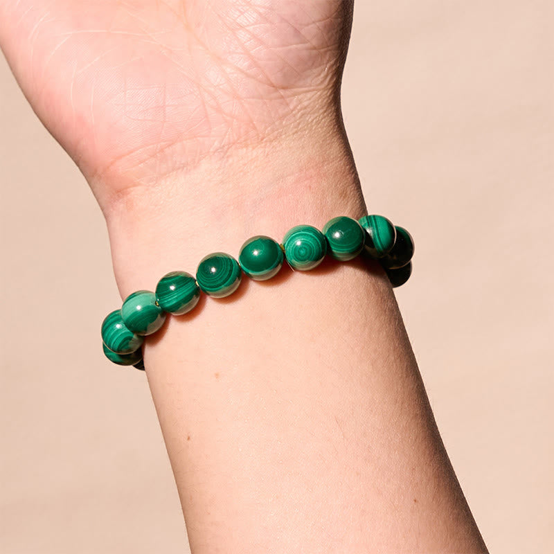 Natural Malachite Protection Calmness Bracelet - Image 8