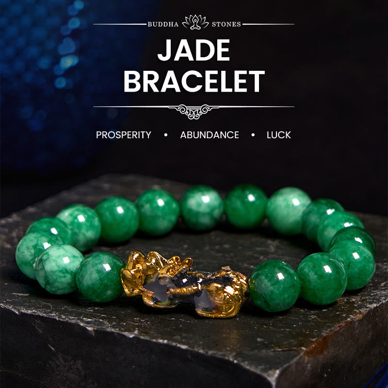 FengShui PiXiu Jade Protection Bracelet