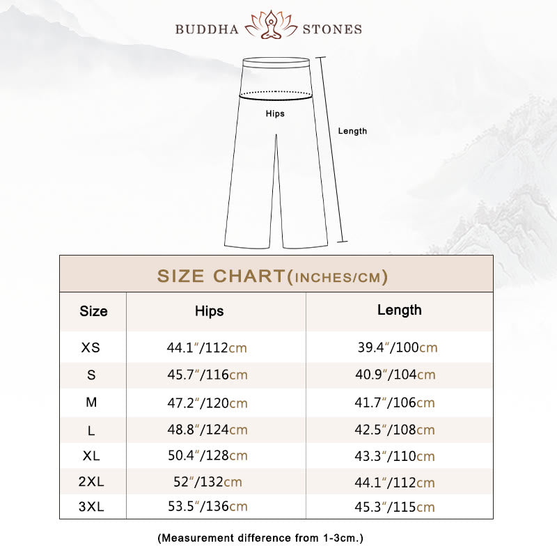 Summer Unisex Elastic Waist Tai Chi Kung Fu Qigong Practice Cotton Breathable Pants With Pockets - Image 6