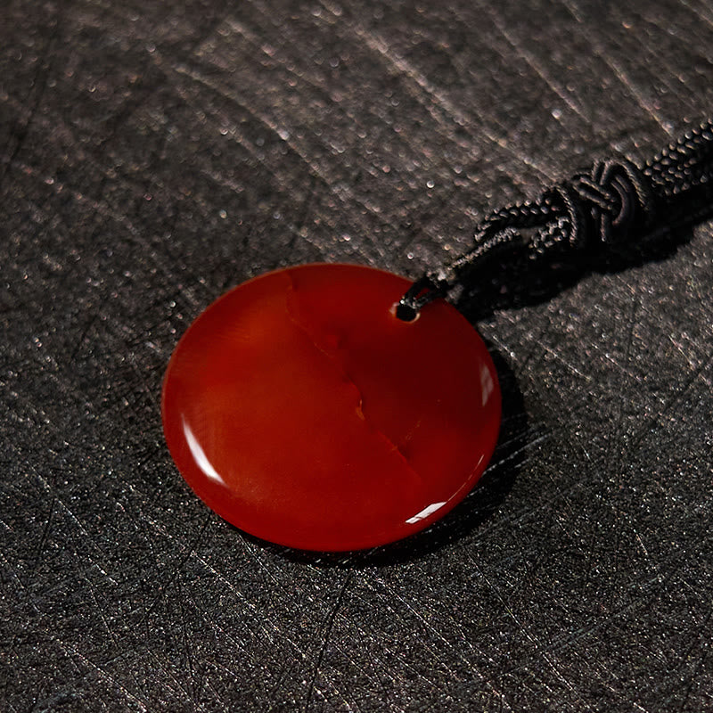 Swastika Lotus Pattern Natural Various Crystal Black Obsidian Purification Necklace Pendant - Image 30