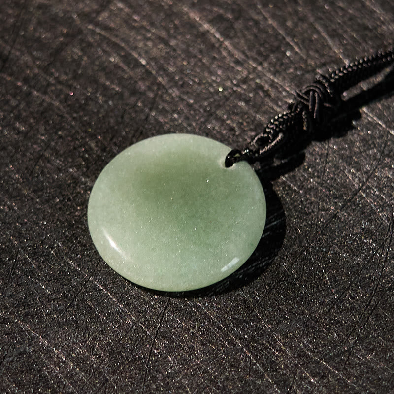 Swastika Lotus Pattern Natural Various Crystal Black Obsidian Purification Necklace Pendant - Image 17