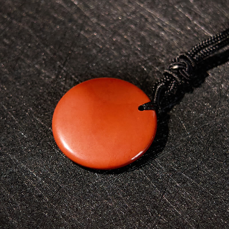 Swastika Lotus Pattern Natural Various Crystal Black Obsidian Purification Necklace Pendant - Image 24