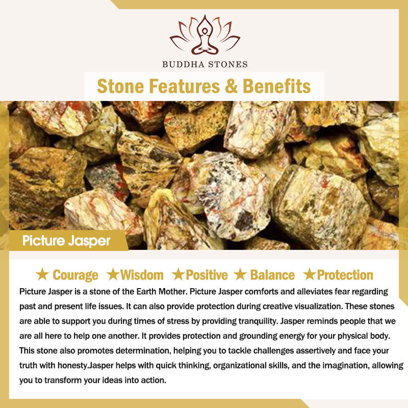 Tiger Eye Lazurite Hematite Picture Jasper Black Onyx Strength Multi-layer Leather Bracelet - Image 12