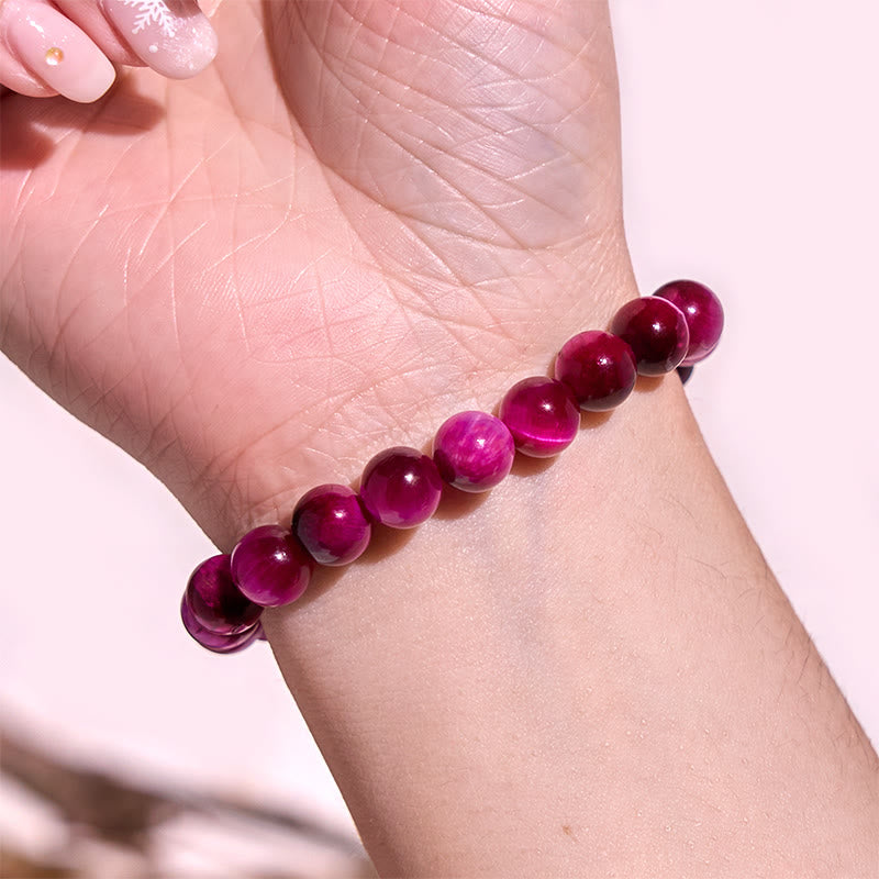 Red Tiger Eye Calm Bracelet - Image 9