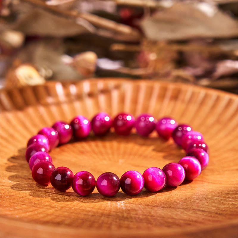 Red Tiger Eye Calm Bracelet - Image 8