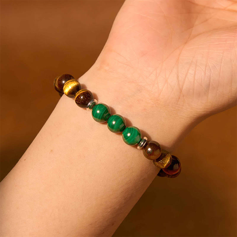 Tiger Eye Green Tiger Eye Courage Bracelet - Image 3