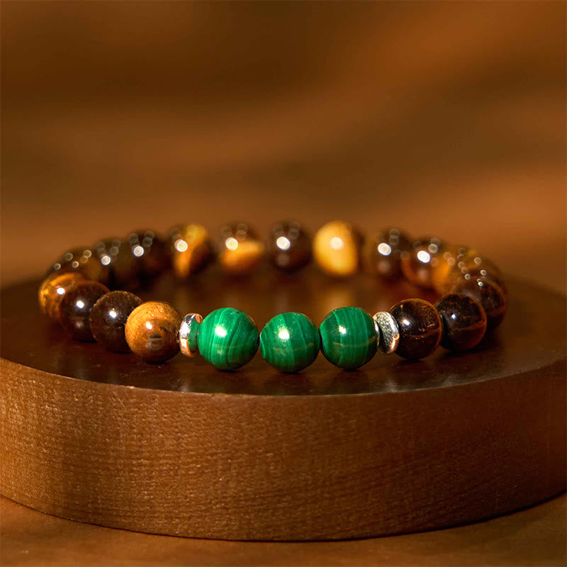 Tiger Eye Green Tiger Eye Courage Bracelet - Image 4