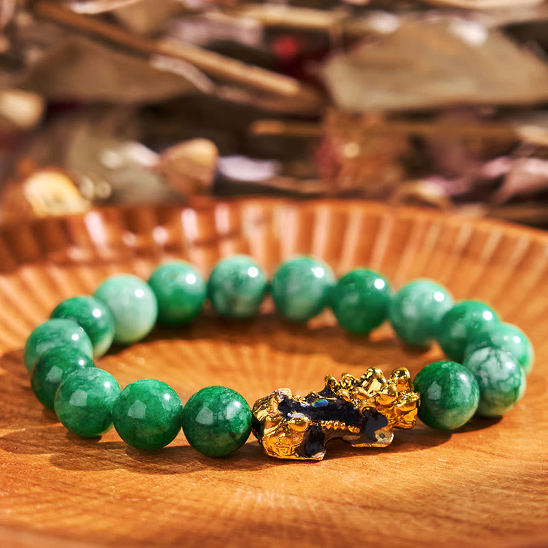 FengShui PiXiu Jade Protection Bracelet