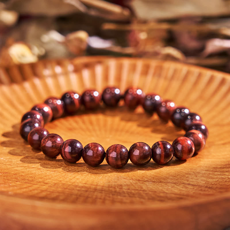 Natural Tiger Eye Healing Bead Bracelet