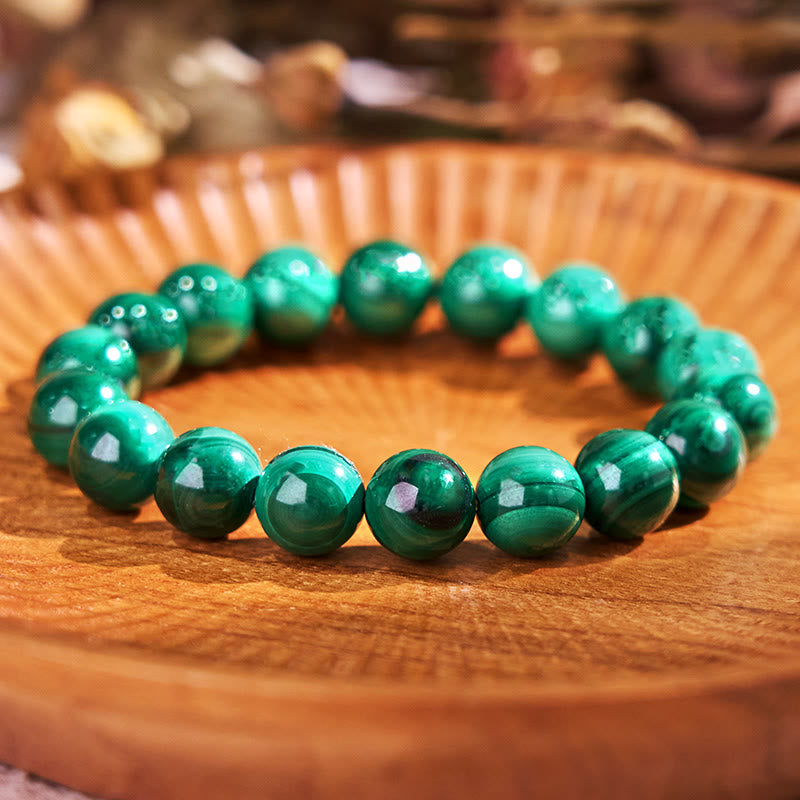 Natural Malachite Protection Calmness Bracelet - Image 9
