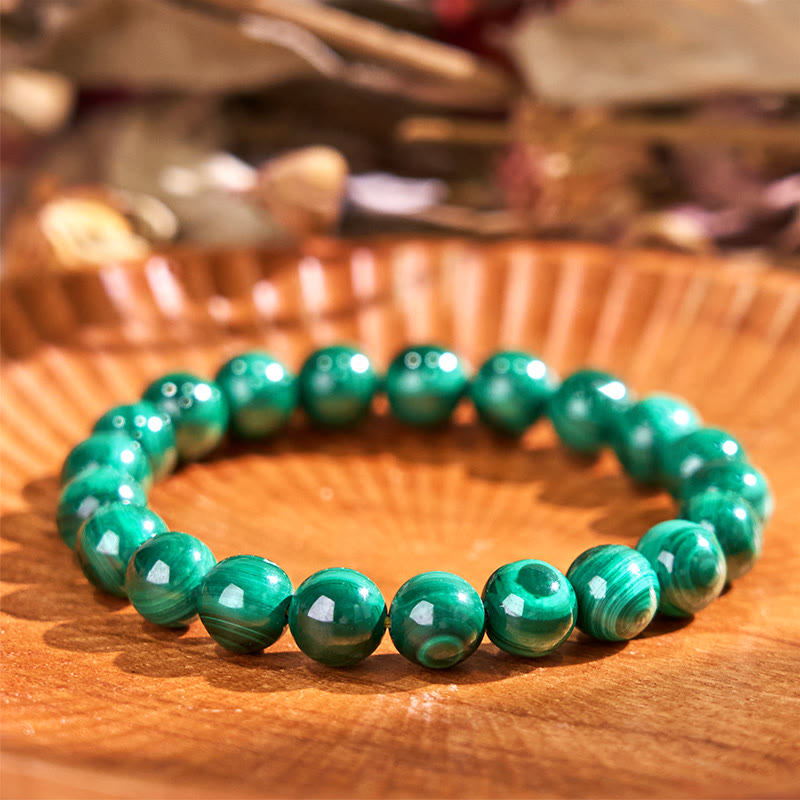 Natural Malachite Protection Calmness Bracelet - Image 7