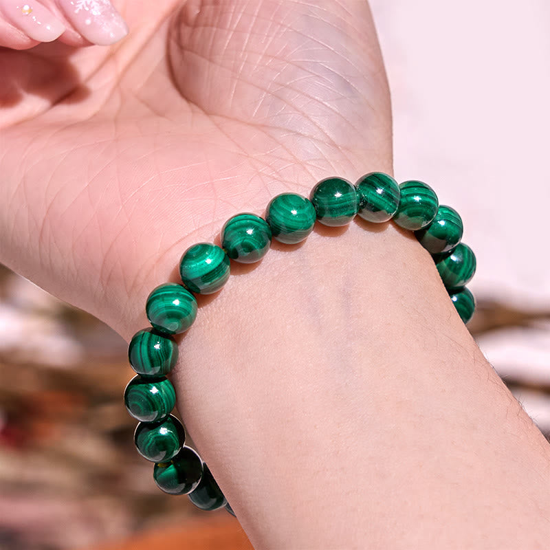 Natural Malachite Protection Calmness Bracelet - Image 4
