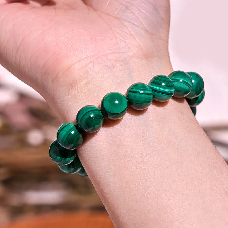Natural Malachite Protection Calmness Bracelet - Image 10