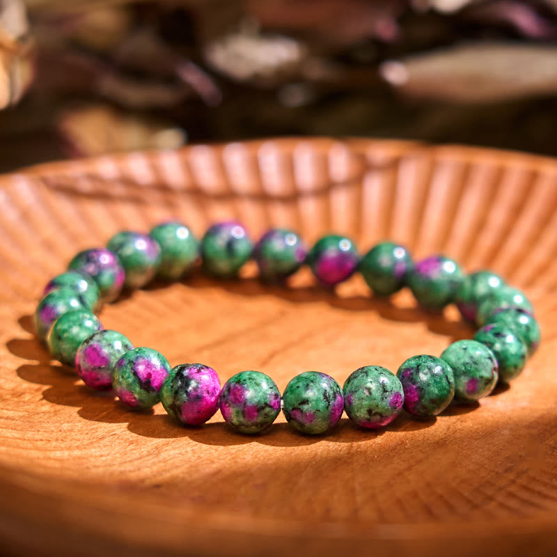Ruby Zoisite Connection Bracelet
