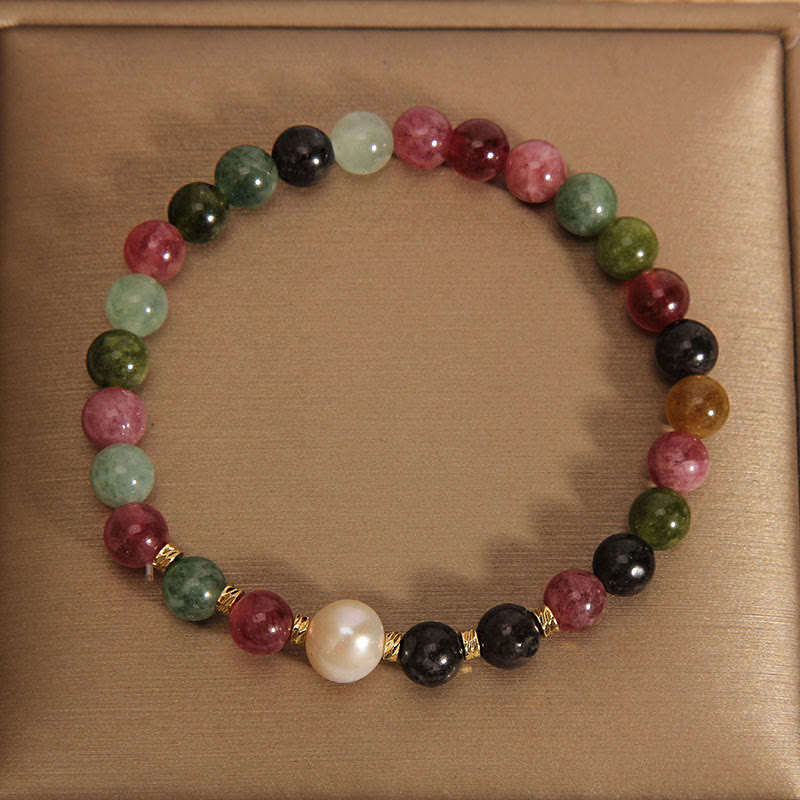 Tourmaline Pearl Wisdom Bracelet - Image 5