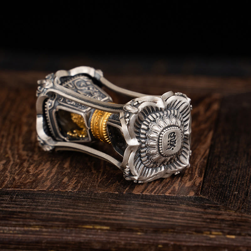 925 Sterling Silver Tibetan Zakiram Goddess of Wealth Blessing Necklace Pendant - Image 5