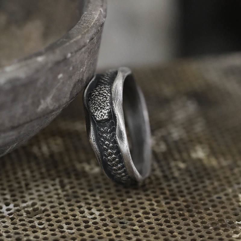 999 Sterling Silver Snake-shaped Year Of The Snake Protection Ring - Image 13