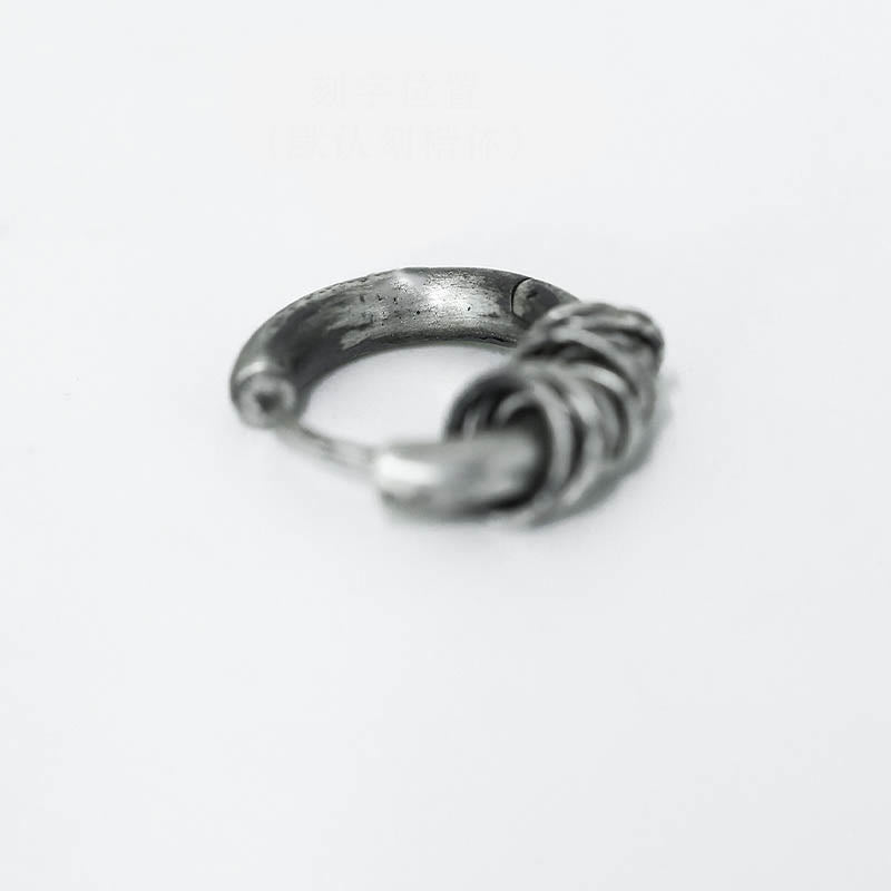 925 Sterling Silver Hand-hammered Protection Earrings - Image 11