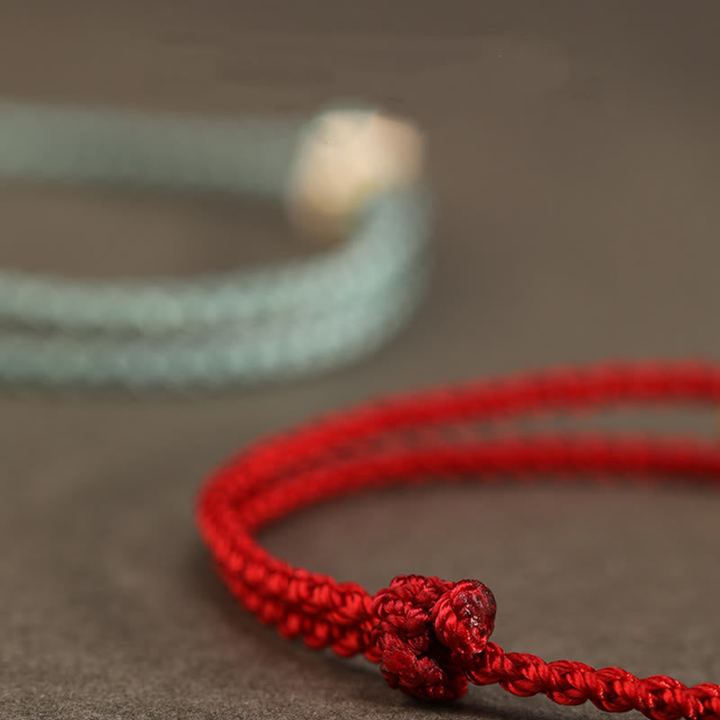 999 Gold Year of the Snake Eternal Endless Knot Infinity Handmade Luck Bracelet - Image 3