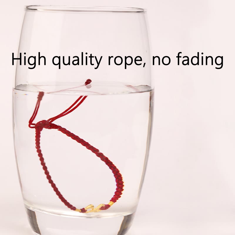 999 Gold Year of the Snake Eternal Endless Knot Infinity Handmade Luck Bracelet - Image 4