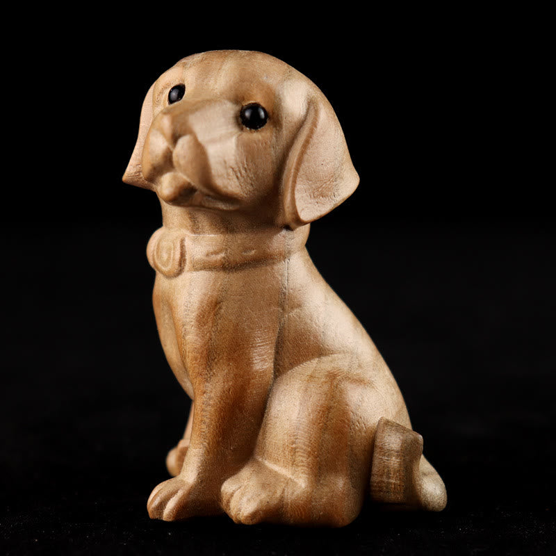 Year Of The Snake Chinese Zodiac Fu Character Peach Wood Home Statue Decoration - Image 29