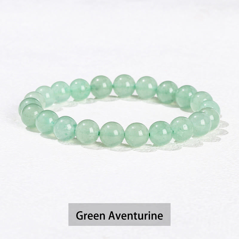 Various Crystal Stone Amethyst Green Aventurine Rose Quartz Healing Bracelet - Image 10