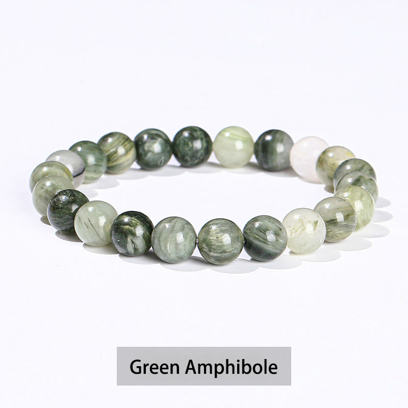 Various Crystal Stone Amethyst Green Aventurine Rose Quartz Healing Bracelet - Image 36