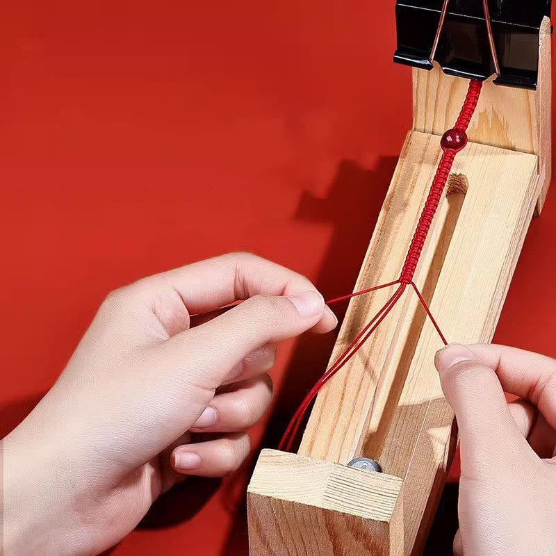 Handmade Braided Red String 925 Sterling Silver Fu Character Luck Bracelet - Image 11