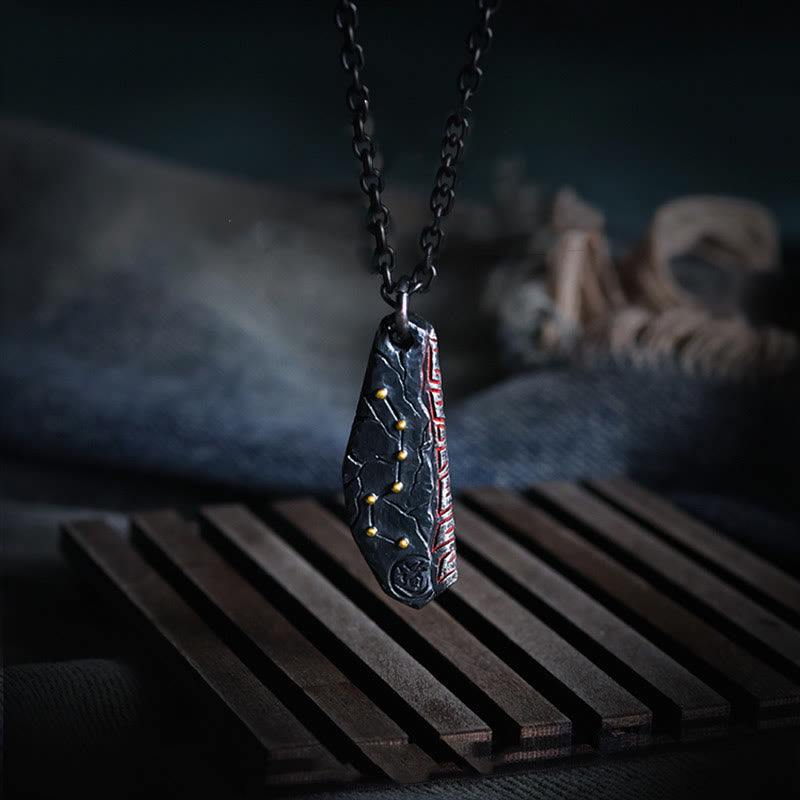 999 Sterling Silver Big Dipper Balance Necklace Pendant - Image 3