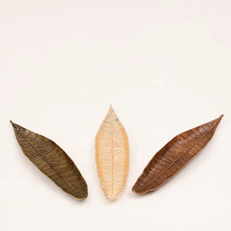 Alloy Oriental Leaf Healing Incense Burner Decoration - Image 14