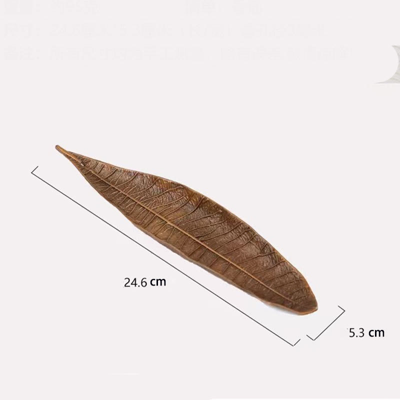 Alloy Oriental Leaf Healing Incense Burner Decoration - Image 13