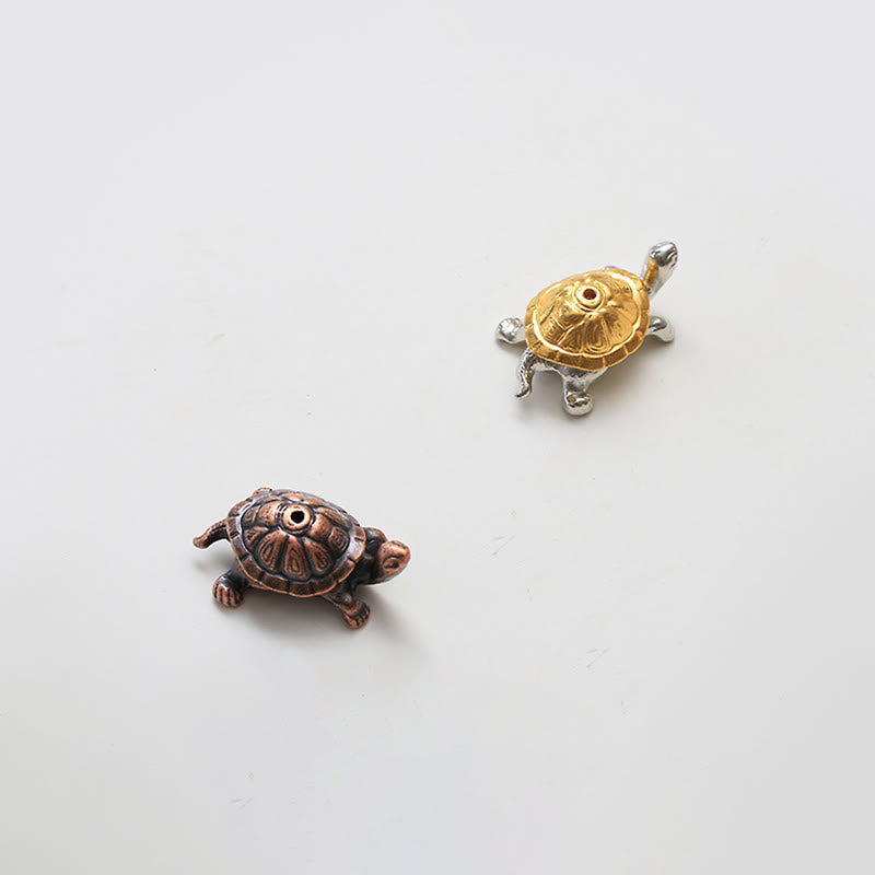 Alloy Turtle Snail Healing Incense Burner Desk Decoration - Image 11