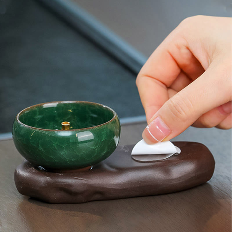 Tang Dynasty Lady Food Healing Ceramic Incense Burner Desk Decoration - Image 6