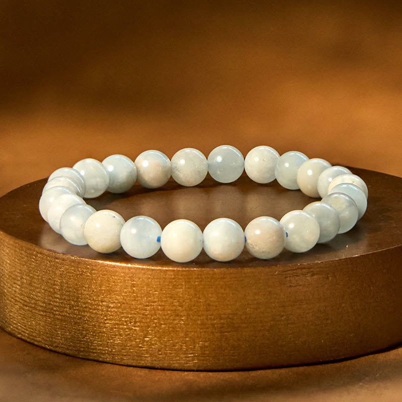 Natural Aquamarine Healing Bead Bracelet