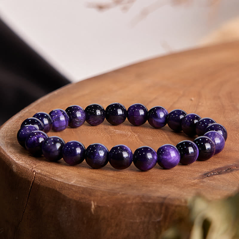 Purple Tiger Eye Creativity Bracelet