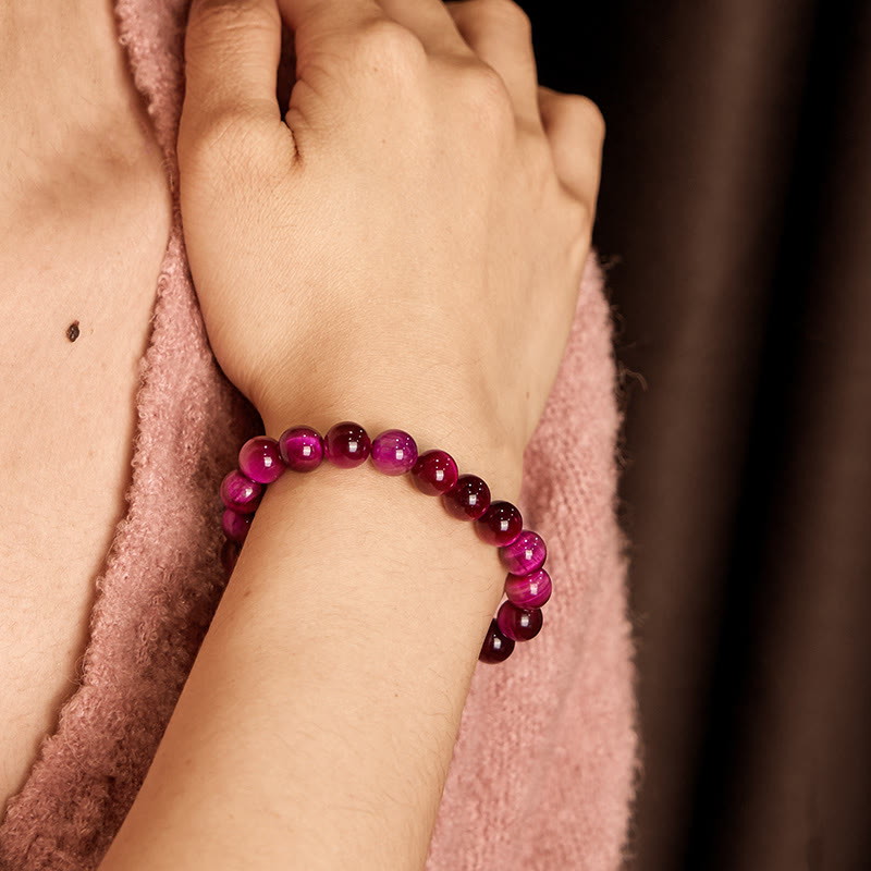 Red Tiger Eye Calm Bracelet - Image 5