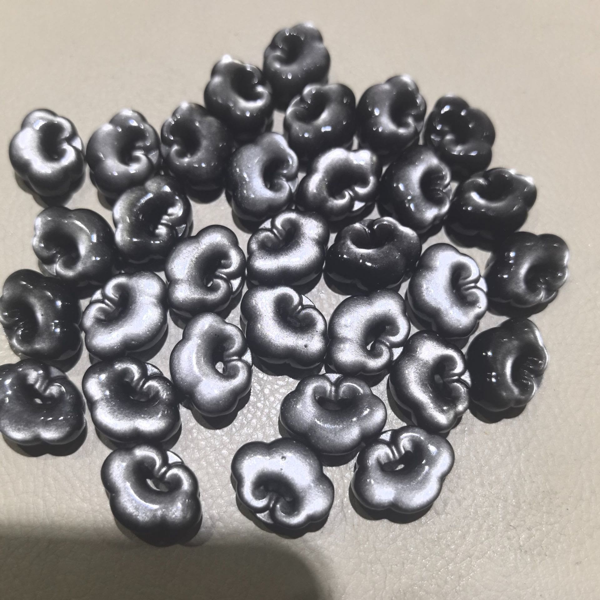 Natural Silver Sheen Obsidian Auspicious Clouds Protection Soothing Necklace Pendant - Image 4