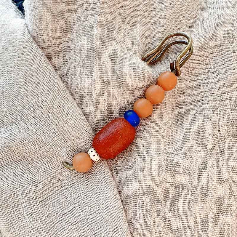 Bodhi Seed Agate Calm Harmony Brooch - Image 7