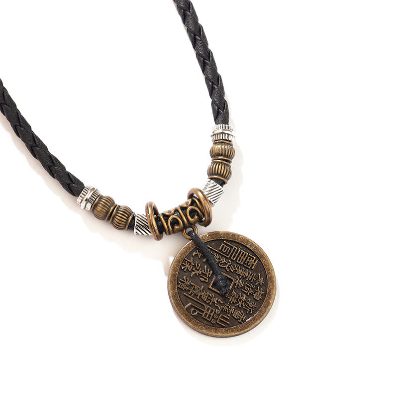 Mountain Ghosts Spend Money Bagua Alloy Copper Coin Harmony Necklace Pendant - Image 9