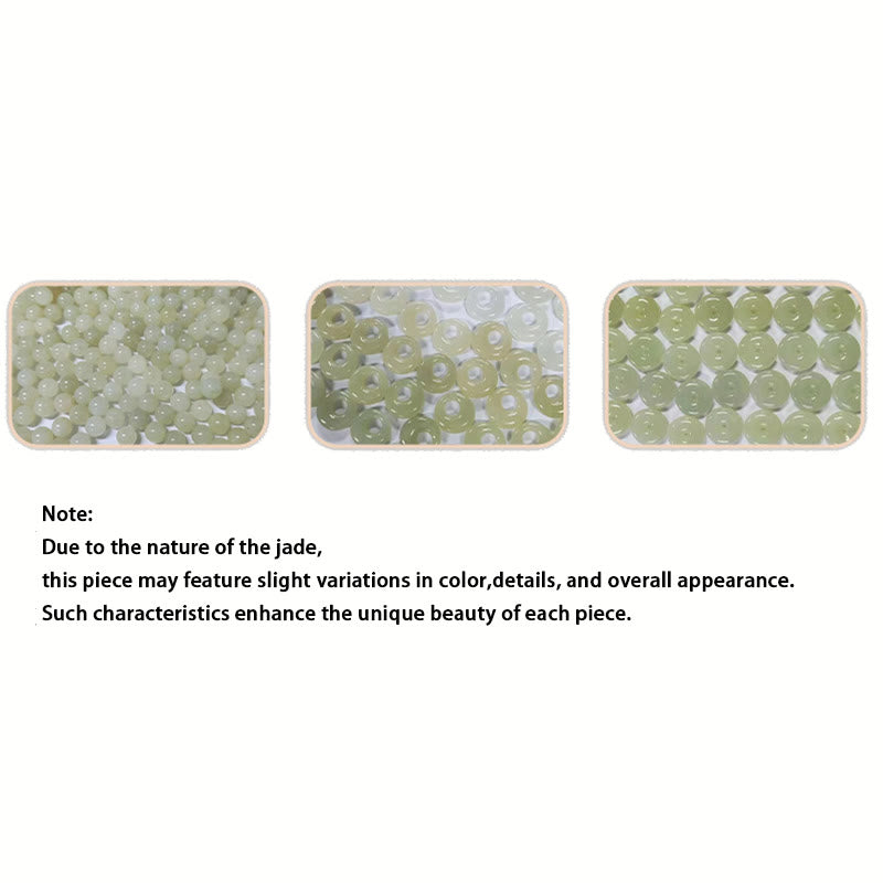 Tridacna Stone Cute Rabbit Hetian Jade Luck Earrings - Image 11