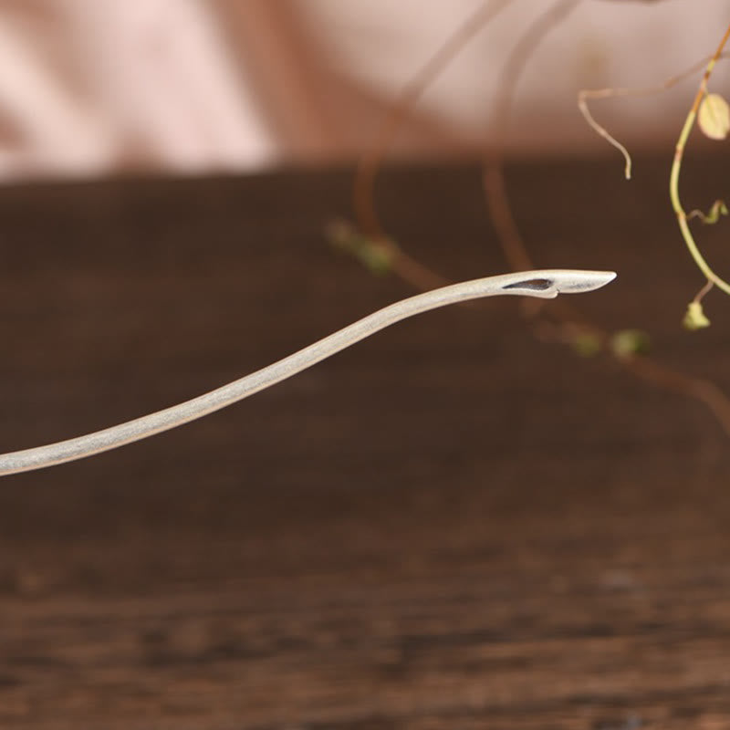 925 Sterling Silver Phoenix Tassels Protection Hairpin - Image 13