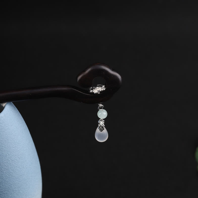 Ebony Auspicious Cloud Courage Hairpin - Image 7