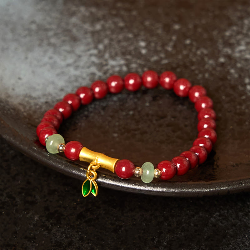 Cinnabar Bamboo Concentration Bracelet