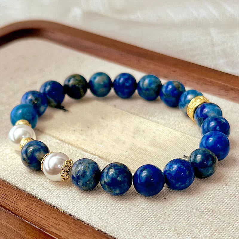Lazurite Beads Serenity Balance Bracelet