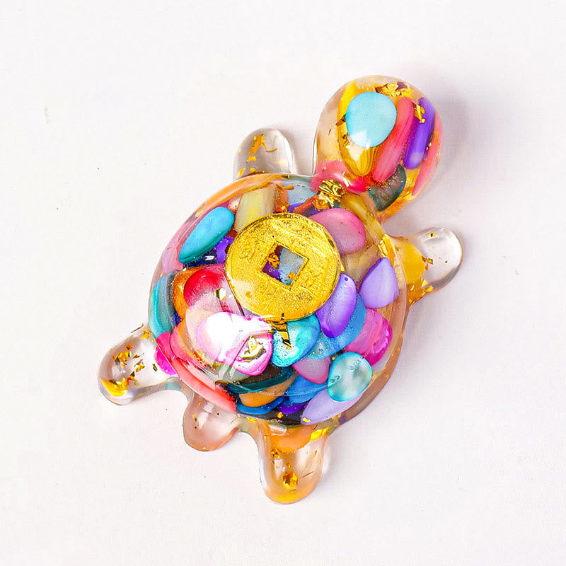 Small Various Crystal Green Aventurine Amethyst Turtle Copper Coins Luck Home Decoration - Image 18