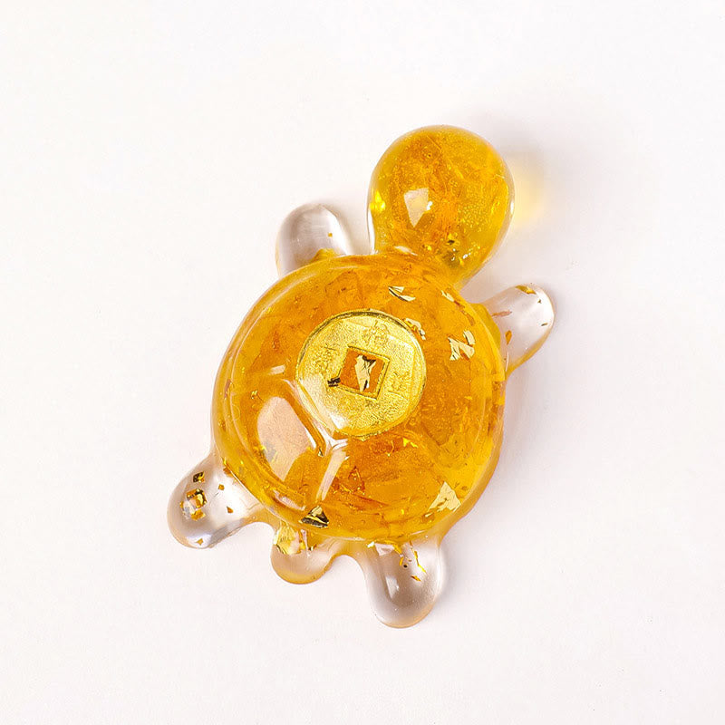 Small Various Crystal Green Aventurine Amethyst Turtle Copper Coins Luck Home Decoration - Image 13