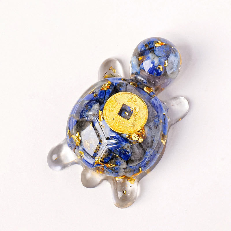 Small Various Crystal Green Aventurine Amethyst Turtle Copper Coins Luck Home Decoration - Image 19