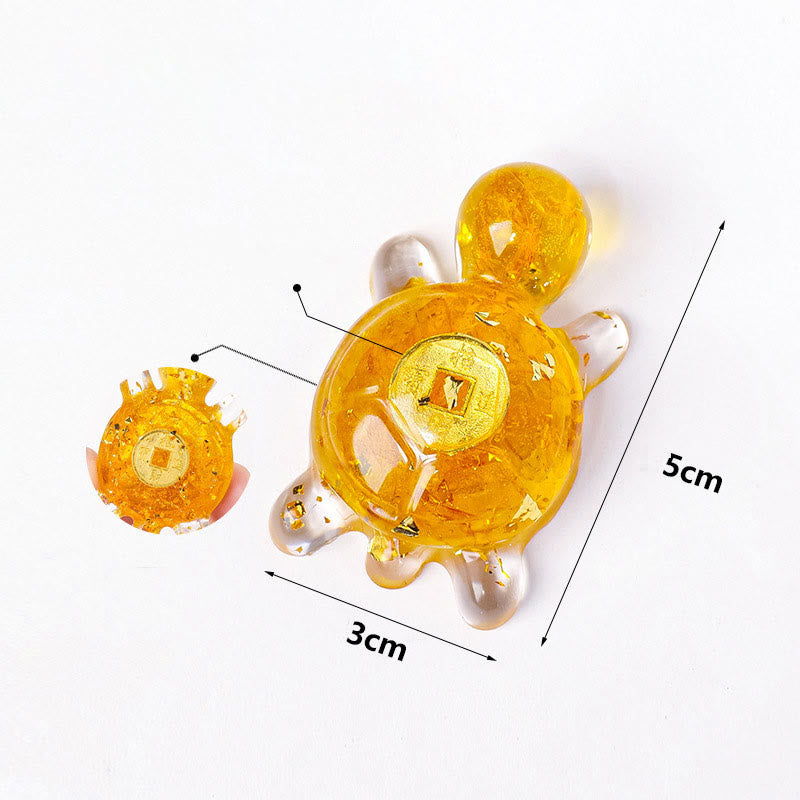 Small Various Crystal Green Aventurine Amethyst Turtle Copper Coins Luck Home Decoration - Image 14