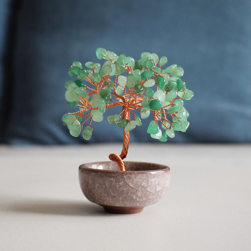 Various Crystal Citrine Amethyst Green Aventurine Tree Prosperity Home Decoration - Image 5