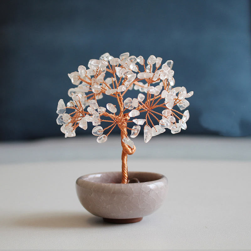 Various Crystal Citrine Amethyst Green Aventurine Tree Prosperity Home Decoration - Image 9